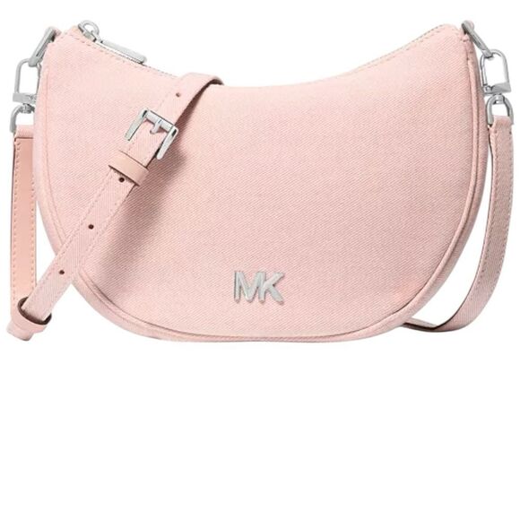 MICHAEL Michael Kors Kyla Small Hazy Pink Convertible Crossbody - Picture 1 of 10